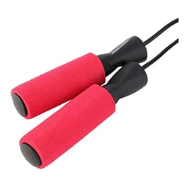 cuerda de saltar regulable roja